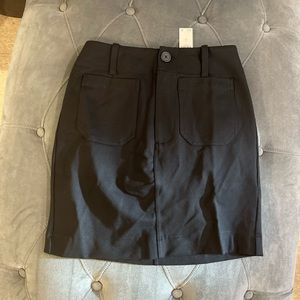 Anthropology MaEve-  Ponte front pocket skirt